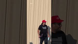 Moment rally goers notice shooter on roof as he tried to assassinate Donald Trump [upl. by Llerref943]