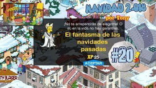 Los Simpson Springfield quotNavidad18 Capítulo 20  El Fantasma de las Navidades pasadasquot por Tony [upl. by Giustina]