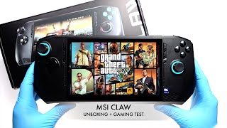 Unboxing  Gameplay MSI Claw Intels NEW Handheld Gaming Console [upl. by Ohs871]