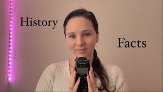 1 Hour Whispered Facts about Ancient History ASMR [upl. by Mahalia]