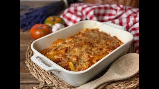 Receta de Macarrones Gratinados al Horno con Chistorra l celestedelabanda [upl. by Aissak]