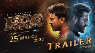 RRR Official Trailer Hindi India’s Biggest Action Drama  NTRRamCharanAjayDAliaB  SS Rajamouli [upl. by Notlef]