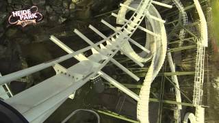 Heide Park Resort Wing Coaster Onride Video official [upl. by Drolet61]