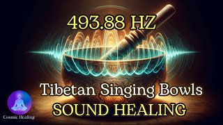 Tibetan Healing Sounds  Tibetan Singing Bowls Meditation  Sound Healing  49388 Hz [upl. by Sonitnatsnok]