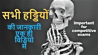 सभी हड्डियों की जानकारी एक ही विडियो में  Human Skeletal System [upl. by Arihsak781]