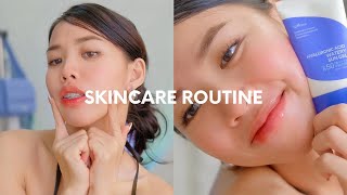 MY UPDATED SKINCARE ROUTINE oily acneprone sensitive skin [upl. by Amal]