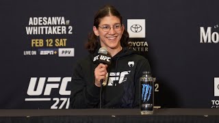 Roxane Modafferis Last Media Day  UFC 271 [upl. by Onaicnop]