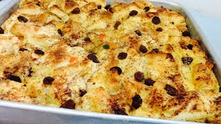 How to Make The Easy amp Fluffy Classic Bread Pudding  Easy AllTime Favorite Dessert [upl. by Llehsor]