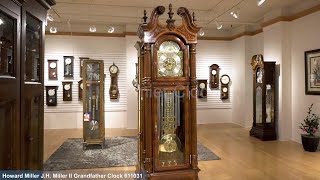 Howard Miller Grandfather Clock Strikes 12 [upl. by Janela997]