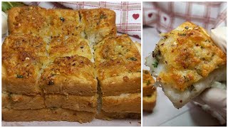 Instant Healthy Breakfast  Cheesy Garlic Bread Recipe  Bread Recipe  Garlic and Butter Recipe [upl. by Atsahc657]