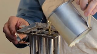 Making Beeswax Candles at Jas Townsend and Son [upl. by Relly661]