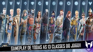 Skyforge Todas as 13 classes do jogo [upl. by Iand]