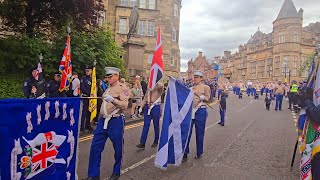 Broxburn Loyalists Flute Band  Stirling Protestant Boys FB Annual parade 15thJune 2024 [upl. by Aivyls178]