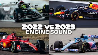 F1 2022 vs 2023 Sound [upl. by Yarw]