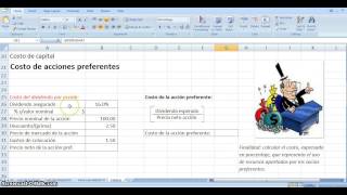 Administración Financiera en Línea Costo de acción preferente [upl. by Leynwad]