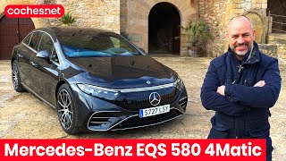 MercedesBenz EQS 580 4Matic  Prueba  Test  Review en español  cochesnet [upl. by Sander]