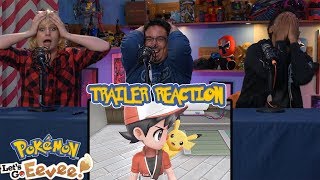 Pokémon Lets Go Pikachu amp Eevee  Trailer Reaction [upl. by Karlotte]