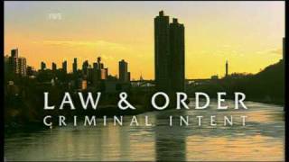 Law amp Order Criminal Intent opening titles season 6 Five UK version 2 [upl. by Fernando699]