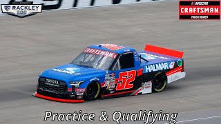 2024 Rackley Roofing 200 Practice amp Qualifying [upl. by Stultz]