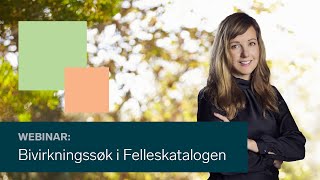 Bivirkningssøk i Felleskatalogen [upl. by Darahs]