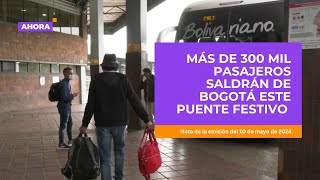 Plan Éxodo en Bogotá por el Día de la Madre  Movilidad [upl. by Nnaitak]