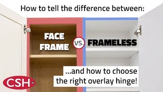 How to choose the right overlay hinge for your cabinets [upl. by Jensen]