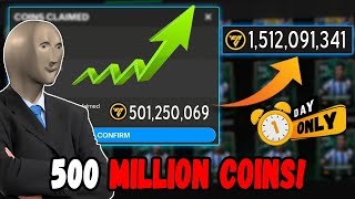 This is How You Make 500M Coins in 1 Day in FC Mobile 24 Spending 250k gems on TOTY PACKS [upl. by Mccormick776]