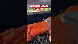 Baby back ribs on pellet grill [upl. by Elohc]