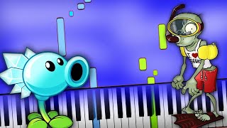 Plants Vs Zombies  Graze the roof on piano [upl. by Gabrielle767]