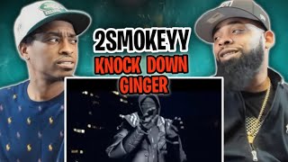 AMERICAN RAPPER REACTS TOActiveGxng 2Smokeyy  Knock Down Ginger Uncencored Music Video [upl. by Eellac]