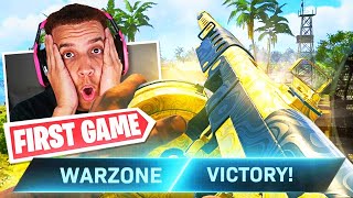 My FIRST GAME on Warzone Pacific Map NEW Caldera Gameplay [upl. by Anovad]