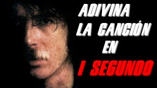 Adivina la CANCIÓN de CHARLY GARCÍA en 1 SEGUNDO ¿Podrás sacar TODAS  nachoguitarra [upl. by Ho427]