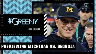 Michigan vs Georgia Previewing the College Football Playoff Semifinal  Greeny [upl. by Rozelle657]