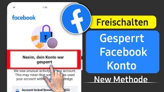 So entsperren Sie ein gesperrtes FacebookKonto neuer Prozess  Fix Ihr Konto wurde gesperrt [upl. by Parish]