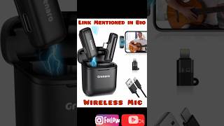 GRENARO J11 Wireless Mic with Charging Case wirelessmic wirelessmicrophone voiceeffects [upl. by Anselmo]