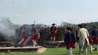 Firing the cannon at Fort Ticonderoga [upl. by Buatti334]