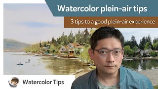 Watercolor pleinair tips  3 tips to a good pleinair experience [upl. by Madelon937]