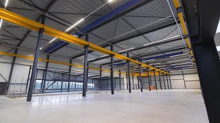 BanBouw realiseert nieuwe hal De Rooy Slijpcentrum in Nuenen [upl. by Ashman57]