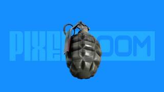 Green Screen Grenade in Slow Motion HD  Footage PixelBoom CG [upl. by Giule]