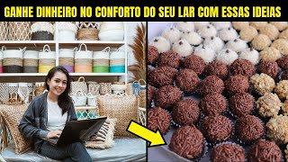 10 Ideias de PEQUENOS NEGÓCIOS para começar em casa [upl. by Abate]