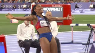 Tara Davis Woodhall Womens Long Jump Final Paris 2024 Olympics olympics2024 taradaviswoodhall [upl. by Letney]