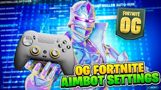 NEW BEST Aimbot Controller Settings For Fortnite Season OG BEST XBOXPS4 Sensitivity [upl. by Dorfman]