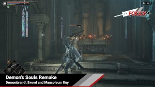 Demons Souls Remake  Getting Demonbrandt Sword Old King Doran amp Mausoleum Key [upl. by Myrah393]