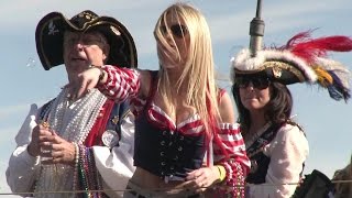 2015 Gasparilla Day Parade Tampa FL [upl. by Pheni]