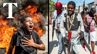 Haiti violence gangs battle for control of country [upl. by Elac660]