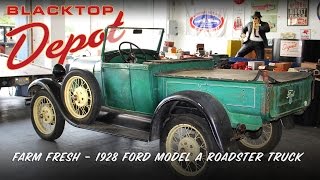 FARM FRESH 1928 Ford Model A Roadster Pickup [upl. by Lanahtan]