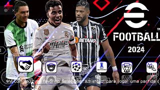 PES 2024 PPSSPP LINK MÉDIAFARE BRASILEIRÃO LIBERTADORES DIRETO MÉDIAFARE [upl. by Aliza]