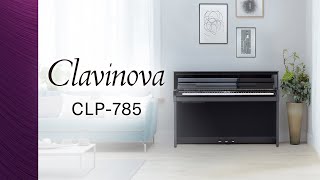 Yamaha Clavinova CLP785 Digital Piano Overview [upl. by Consolata798]