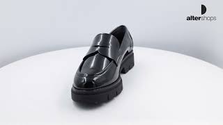 Tamaris PENNY LOAFER Μαύρο λουστρίνι 12431342 [upl. by Arama]