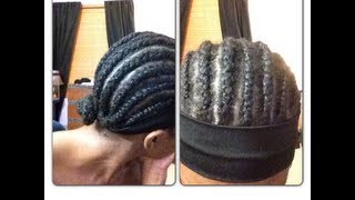 Moisturizing My 4c Natural Hair While in Cornrows [upl. by Belding]